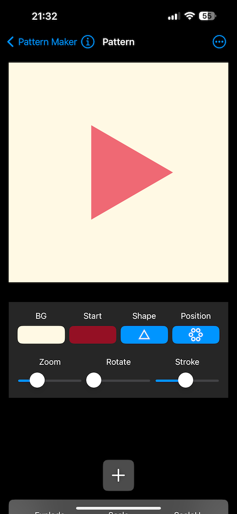 Pattern Maker rule interface